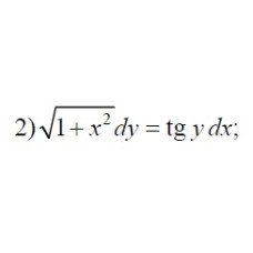 2. √(1 + x²)dy = tg y dx (05 Варіант)