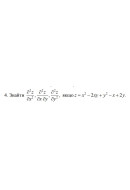 4. Знайти, якщо z = x^2 - 2xy + y^2 - x + 2y (10 Варіант) 
