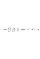 4. Знайти, якщo z = x^3 + y^3 - 15xy  (14 Варіант) 