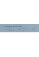 1. Обчисліть (3A - B)C + 2E, якщо: А, В, С. (Варіант 5)