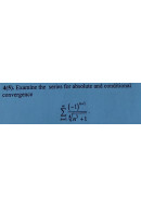 4. Examine the series for absolute and conditional convergence. (Варіант 17)