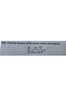 5. Find the domain of the power series convergence. (Варіант 18)