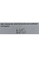 4. Examine the series for absolute and conditional convergence. (Варіант 19)