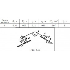 Кинематика. Задание 8.5. Вариант 87.