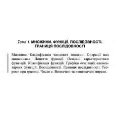 1 ВАРІАНТ    Тема 1. МНОЖИНИ. ФУНКЦІЇ. ПОСЛІДОВНОСТІ. ГРАНИЦЯ ПОСЛІДОВНОСТІ (1.1.1 - 1.2.1)